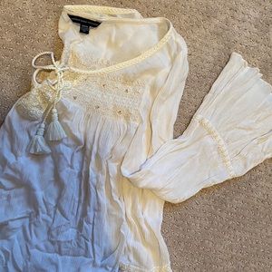 Cream/off white top with pretty details